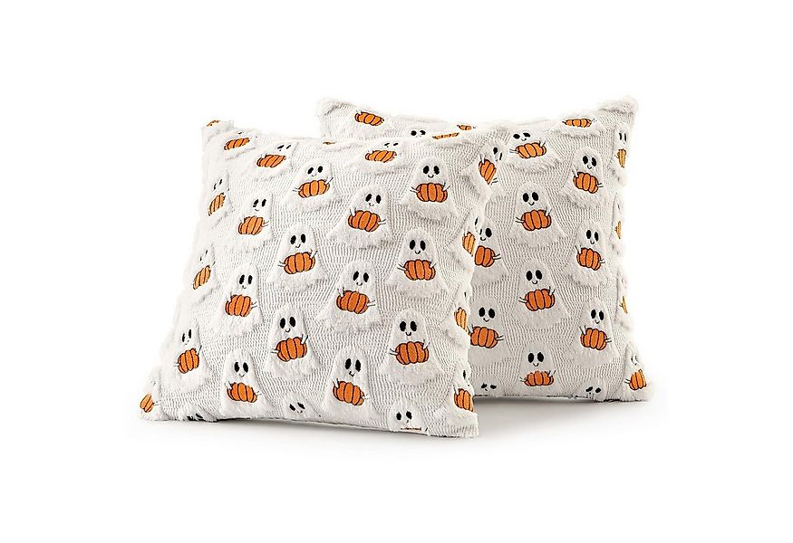 CLTYQ Kissenbezug Halloween Kissenbezug Gruseliger Geist Kürbis Deko Weiche günstig online kaufen