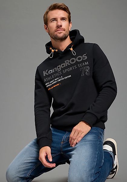 KangaROOS Kapuzensweatshirt, mit regulierbarem Elastikband an der Kapuze, s günstig online kaufen