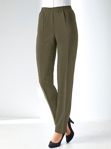 Sieh an! Jerseyhose Bügelfaltenhose Innenbeinlänge ca. günstig online kaufen