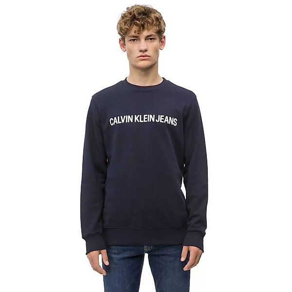Calvin Klein Jeans Logo Sweatshirt XS Night Sky günstig online kaufen