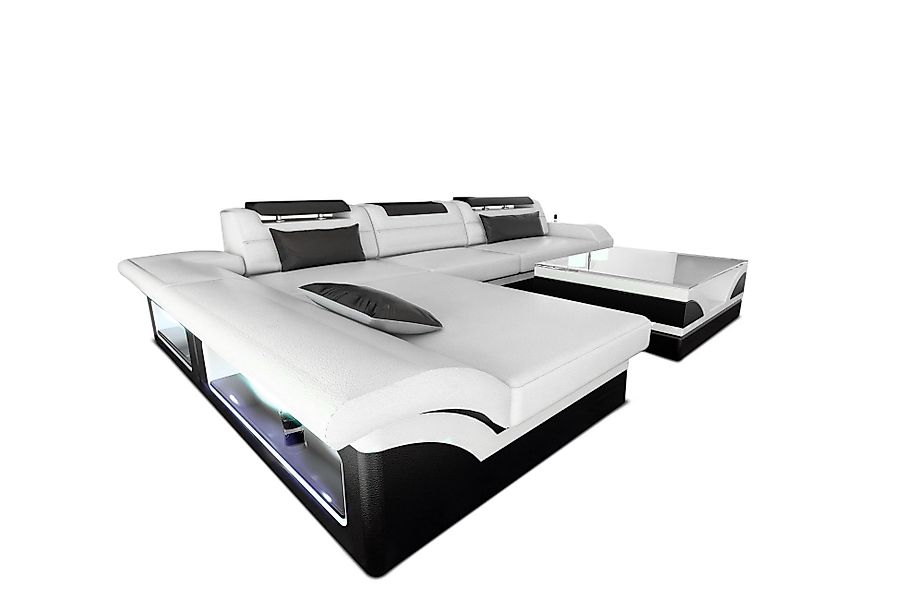 Sofa Dreams Ecksofa Couch Leder Sofa günstig online kaufen
