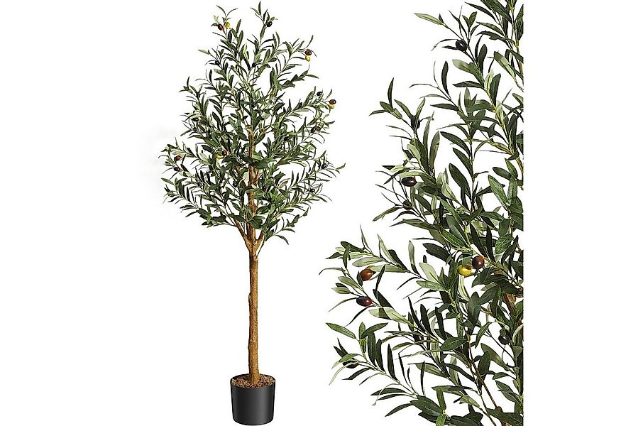 Kunstbaum Olivenbaum Künstlich, Künstliche Pflanzen Groß Olivenbaumpflanze, günstig online kaufen
