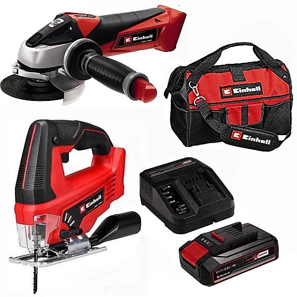 Einhell Akku-Winkelschleifer Winkelschleifer TE-AG 18/115, Stichsäge günstig online kaufen