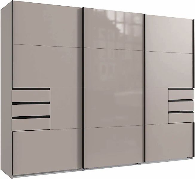 Wimex "Saigon, Kleiderschrank mit Schiebetür" mit Glaselementen, 3 Türen, 2 günstig online kaufen