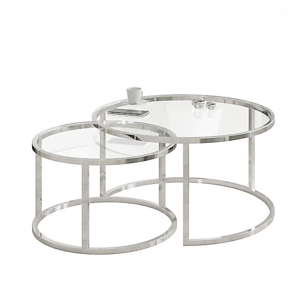 Lookway Couchtisch CIRI 2in1 GLASS mit günstig online kaufen