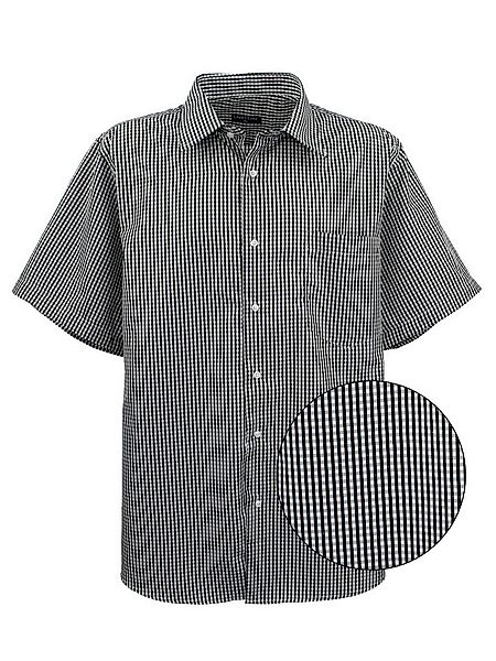 Lavecchia Kurzarmhemd Lavecchia Herren Kurzarmhemd HKA19 (Black-White, 3XL) günstig online kaufen