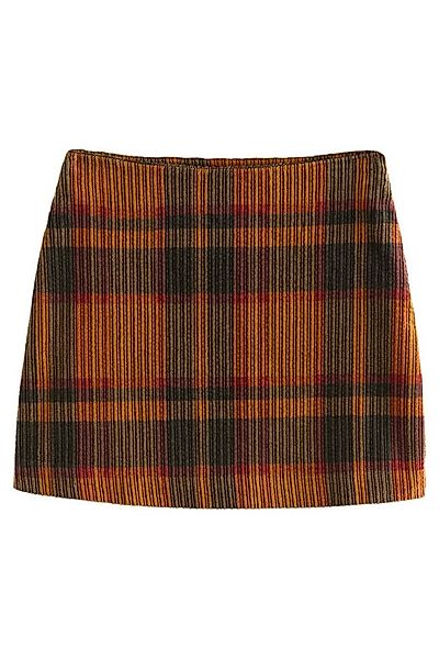 Next Minirock Minirock aus Cord mit Karomuster (1-tlg) günstig online kaufen