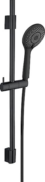 WENKO Stangenbrause-Set "Watersaving", Schwarz, Länge Stange: 70 cm günstig online kaufen