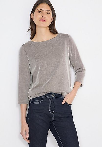 CECIL 3/4-Arm-Shirt mit Streifen Muster günstig online kaufen