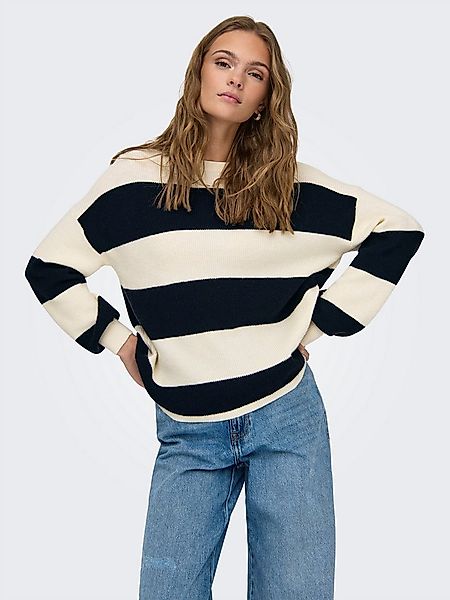 ONLY Strickpullover ONLATIA L/S STRIPE PULLOVER KNT NOOS Viskosemischung, r günstig online kaufen