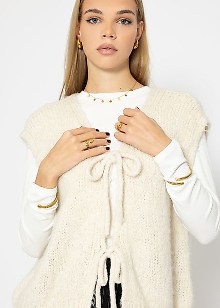 SASSYCLASSY Pullunder Ärmellose Strickweste Damen mit günstig online kaufen