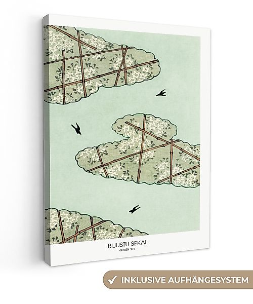 OneMillionCanvasses® Leinwandbild Grün - Abstrakt - günstig online kaufen