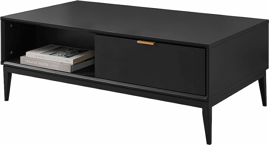 Leonique Couchtisch "Lavisha" Eisengestell und FSC-zertifiziertes Holz, Bre günstig online kaufen