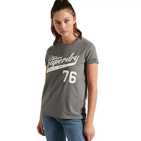 Superdry Collegiate Cali State Kurzarm T-shirt L Dark Marl günstig online kaufen