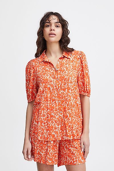 Ichi Kurzarmbluse IHAYA SH sommerliche Bluse günstig online kaufen