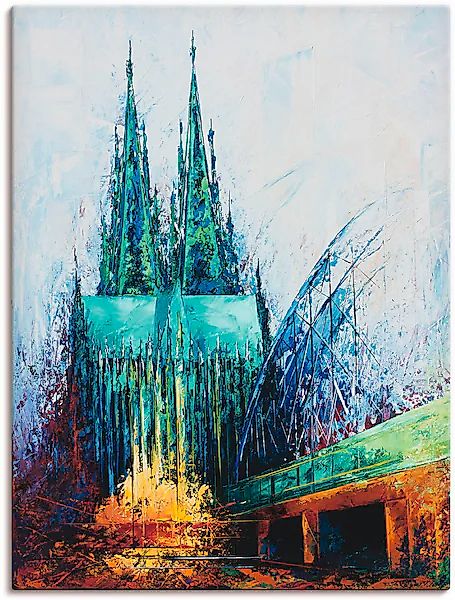 Artland Wandbild »Kölner Dom« Deutschland 1 Stk. tlg. als Leinwandbild, Pos günstig online kaufen