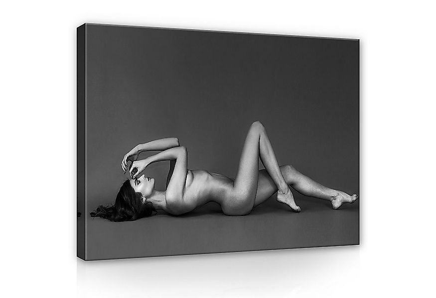 Wallarena Leinwandbild Frau Abstrakt Modern XXL Wandbilder Wanddeko Bilder günstig online kaufen