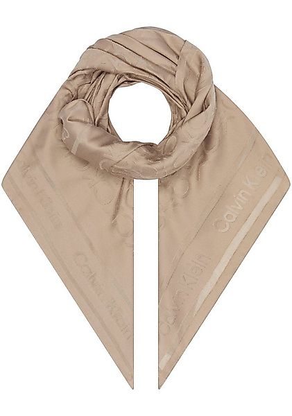 Calvin Klein Schal BURNOUT MONOGRAM SCARF, CK-Muster, Quadratisches Format günstig online kaufen