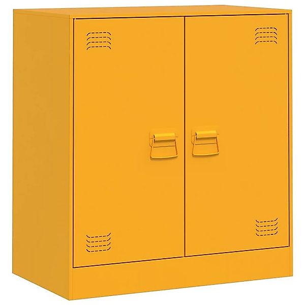 vidaXL Mehrzweckschrank Sideboard Senfgelb 67x39x73 cm Stahl günstig online kaufen