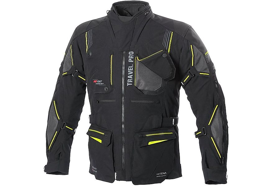 Büse Motorradjacke Büse Travel Pro Textiljacke schwarz / gelb Herren atmung günstig online kaufen