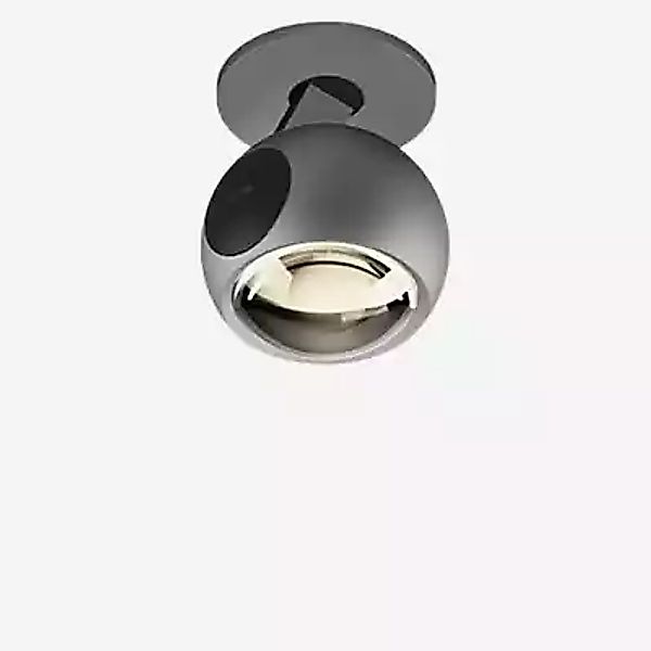 Occhio Io Pico Flat C Strahler LED, Kopf chrom matt/Abdeckung schwarz matt/ günstig online kaufen