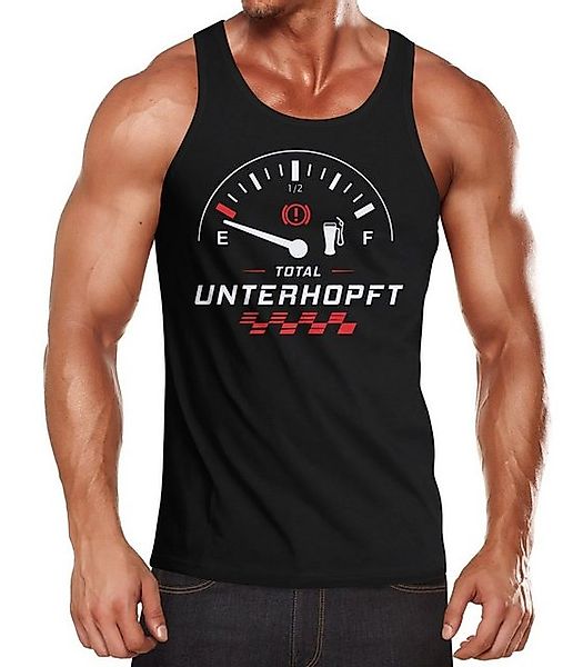 MoonWorks Tanktop Herren Tank-Top Shirt Total Unterhopft Bier Tank-Anzeige günstig online kaufen