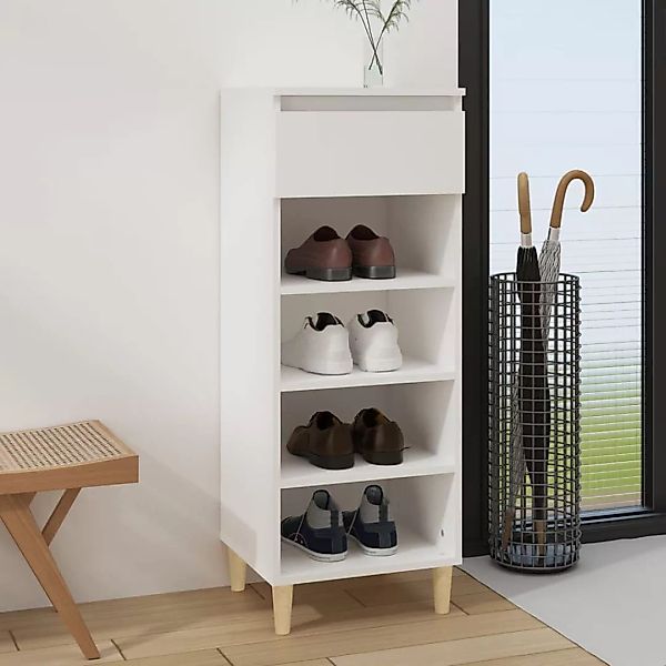 Vidaxl Schuhschrank Weiß 40x36x105 Cm Holzwerkstoff günstig online kaufen