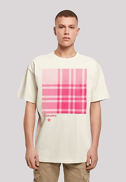 F4NT4STIC T-Shirt "Karo Pink" Print günstig online kaufen
