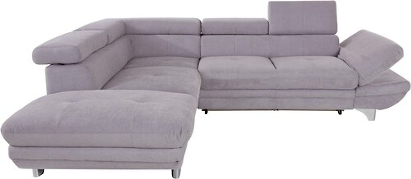 COTTA Ecksofa »Enterprise L-Form« mit Arm- & Kopfteilverstellung, wahlweise günstig online kaufen