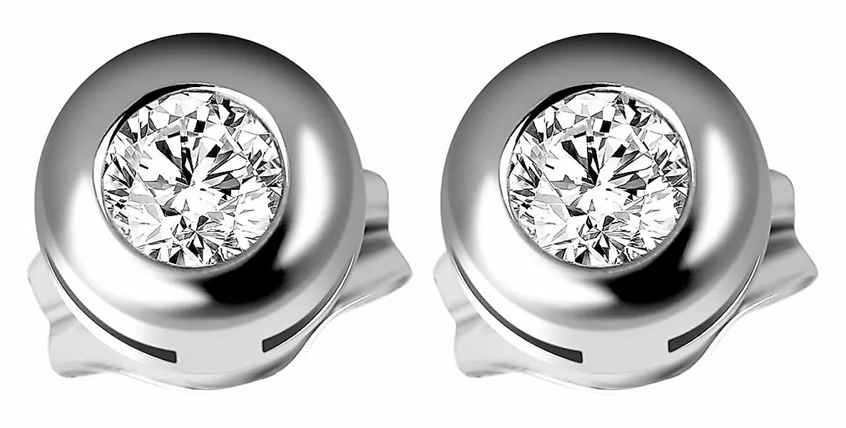 Adelia´s Paar Ohrhänger "Damen Ohrringe – Ohrstecker aus 333 Gold mit Zirko günstig online kaufen