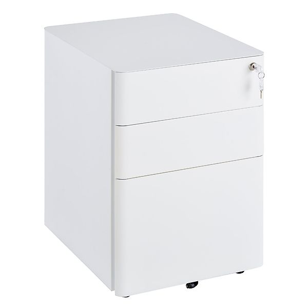 Vinsetto Rollcontainer mobiler Aktenschrank mit 3 günstig online kaufen