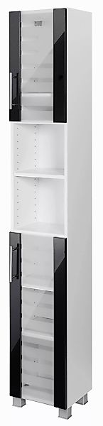 welltime Seitenschrank "Jaca", Breite 30 cm, mit MDF Hochglanz-Fronten günstig online kaufen