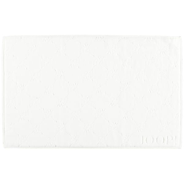 JOOP Uni Cornflower Badematte 1670 - 50x80 cm - Farbe: weiß - 600 günstig online kaufen