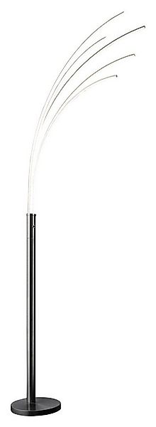 casa NOVA LED Bogenlampe Stehleuchte ECLIPSE, 5-flammig, H 200 cm, Metall, günstig online kaufen