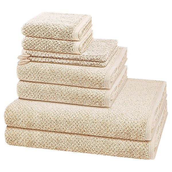 Cawö Handtuch Set Pure, Walkfrottee (Spar-Set, günstig online kaufen