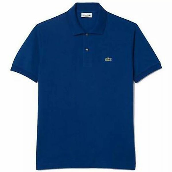 Lacoste  T-Shirts & Poloshirts Classic Fit Polo Shirt Globe Blue günstig online kaufen