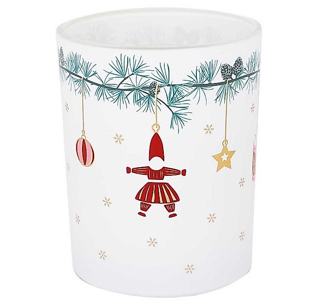 Greengate Kerzenhalter Greengate Kerzenhalter JUANA Glas Weiß 12 cm günstig online kaufen