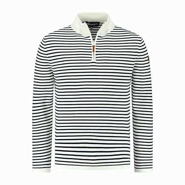 Travelin' Strickpullover Travelin' Jumper Nacka Men White/Navy XXL günstig online kaufen