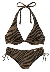 Bruno Banani Bügel-Bikini in zweifarbiger Animal-Optik günstig online kaufen