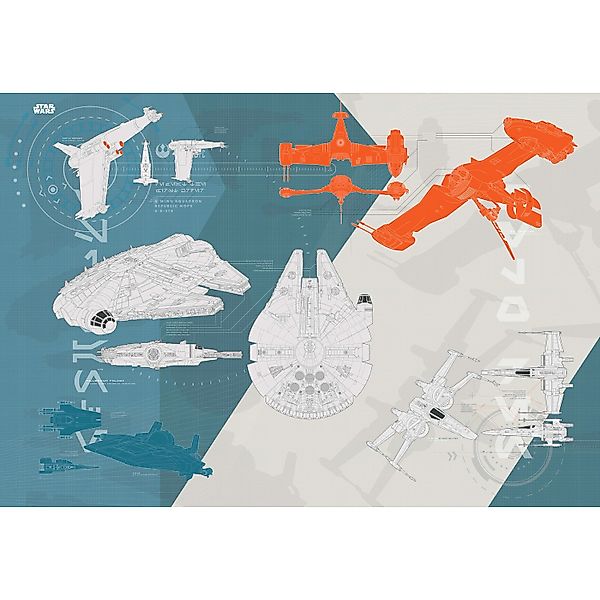 Komar Fototapete Ariel' s Castle 368 cm x 254 cm FSC® günstig online kaufen