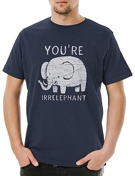 Urban Backwoods Print-Shirt Urban Backwoods You're Irrelephant Herren T-Shi günstig online kaufen
