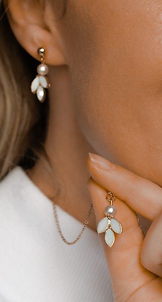 Brautkrone Schmuckset Brautschmuck: Halskette & Ohrringe günstig online kaufen