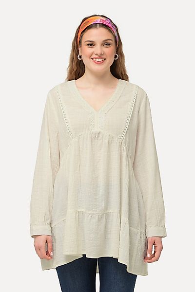 Ulla Popken Tunika Tunika Spitze A-Linie günstig online kaufen