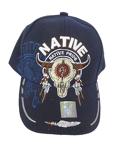 Westernlifestyle Baseball Cap Skull Longhorn bestickt günstig online kaufen