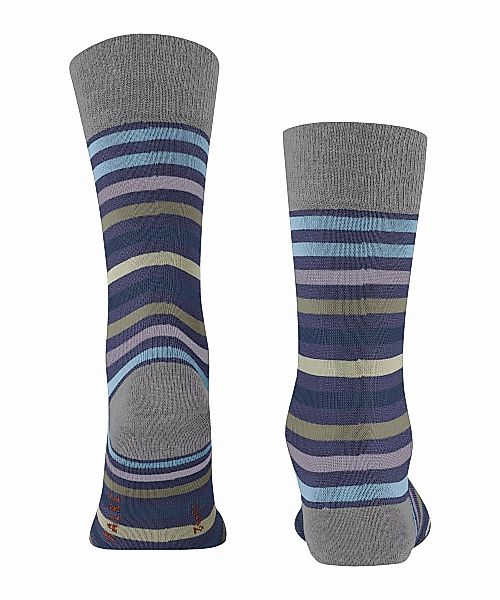 FALKE Tinted Stripe Herren Socken, 47-50, Mehrfarbig, Streifen, Schurwolle, günstig online kaufen
