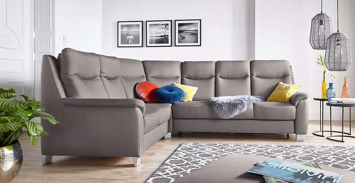 sit&more Ecksofa "Boccaccio L-Form", mit Federkern und Kopfteilverstellung, günstig online kaufen