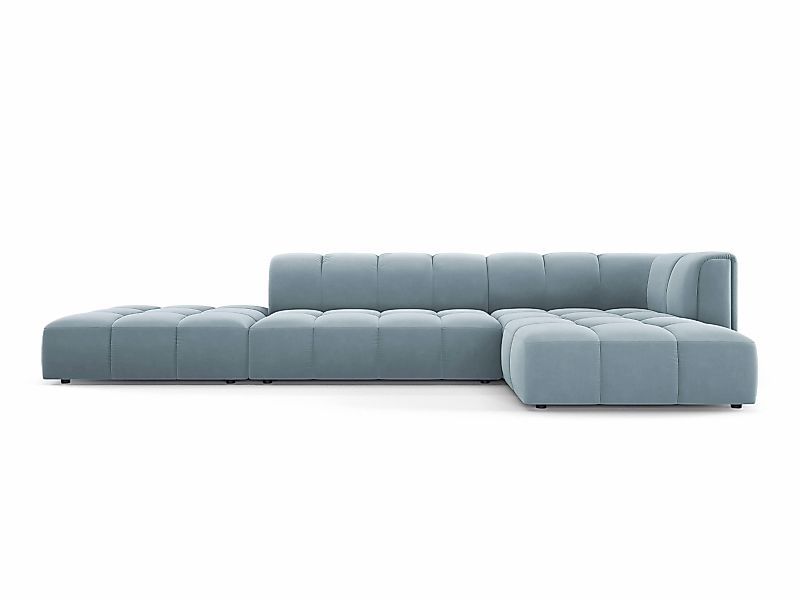 Milo Casa | Ecksofa Francesca Samt rechts 5-Sitzer günstig online kaufen