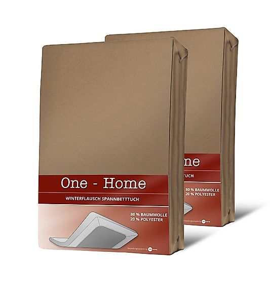 One Home Spannbettlaken Winter, Baumwolle, Gummizug: rundum, (1 Stück), kus günstig online kaufen