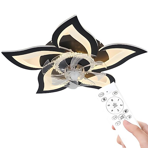 HS.SUPPLY Deckenventilator Deckenventilator mit LED-Beleuchtung und günstig online kaufen