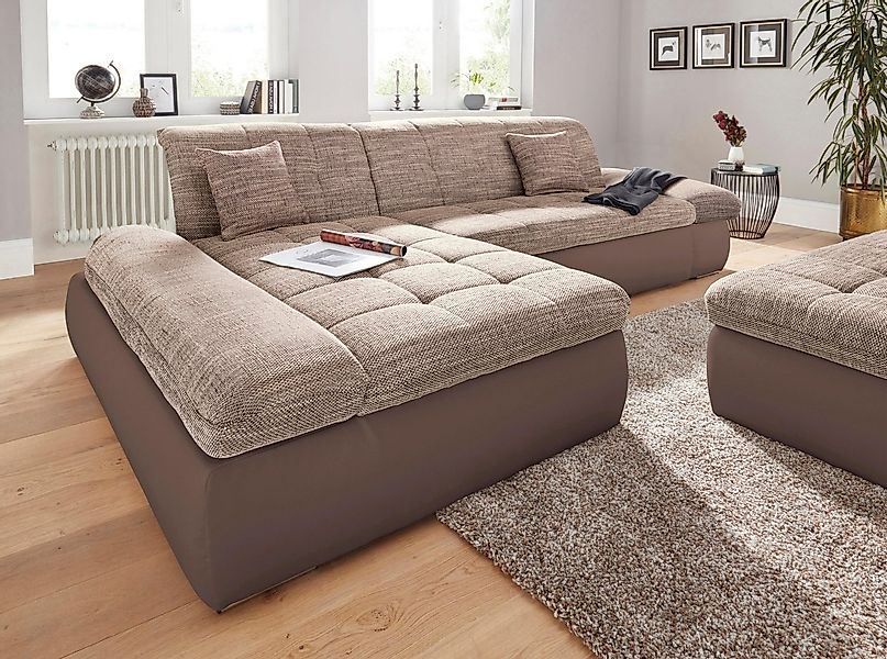 DOMO collection Ecksofa PB Moric wahlweise mit Bettfunktion + Armteilverste günstig online kaufen